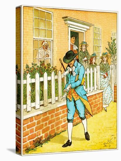 in Islington There Lived a Man/Of Whom the World Might Say/That Still a Godly Race He Ran Illustra-Randolph Caldecott-Premier Image Canvas