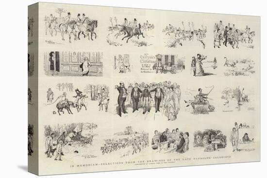 In Memoriam, Selections from the Drawings of the Late Randolph Caldecott-Randolph Caldecott-Premier Image Canvas