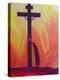 In Our Sufferings We Can Lean on the Cross by Trusting in Christ's Love, 1993-Elizabeth Wang-Premier Image Canvas