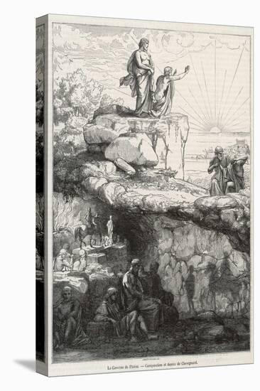 In Plato's "Republic" Socrates Likens Mankind to Prisoners in a Cave-Chevignard-Premier Image Canvas