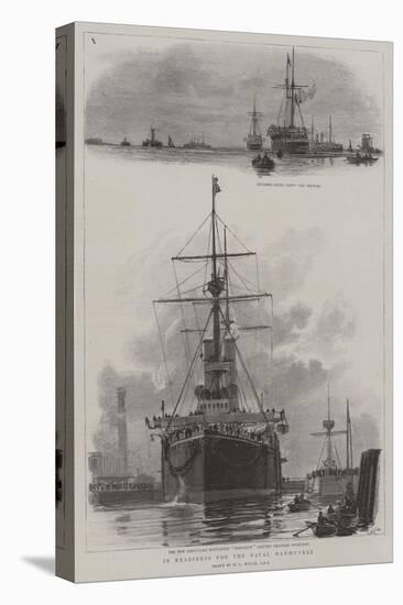 In Readiness for the Naval Manoeuvres-William Lionel Wyllie-Premier Image Canvas