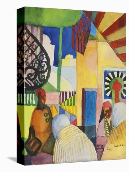 In the Bazaar, 1914-August Macke-Premier Image Canvas