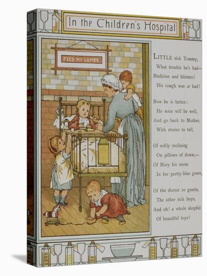 In the Children's Hospital. a Nurse Attending a Sick Child. Illustration From London Town'-Thomas Crane-Premier Image Canvas