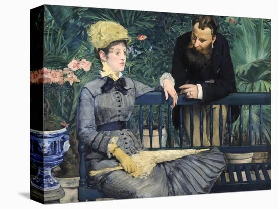 In the Conservatory-Edouard Manet-Premier Image Canvas