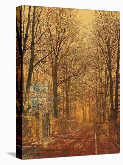 In the Golden Olden Time (Oil on Canvas)-John Atkinson Grimshaw-Premier Image Canvas