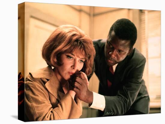 In The Heat Of The Night, Lee Grant, Sidney Poitier, 1967-null-Stretched Canvas
