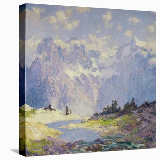In the High Canadian Rockies, c.1914-1920-Guy Rose-Premier Image Canvas