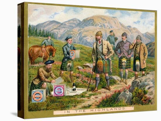 In the Highlands', a Promotional Card for Huntley and Palmers Biscuits, C.1890-null-Premier Image Canvas