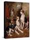 In the Kennel (Oil on Canvas)-John Emms-Premier Image Canvas