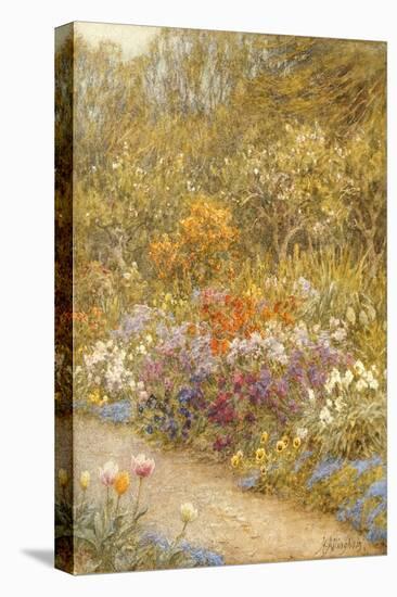 In the Kitchen Garden, Farringford-Helen Allingham-Premier Image Canvas