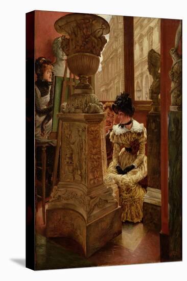 In the Louvre (L'esthetique), 1883-5-James Jacques Joseph Tissot-Premier Image Canvas