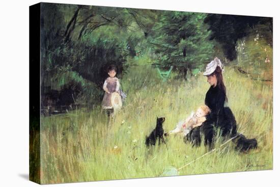 In the Meadow-Berthe Morisot-Stretched Canvas