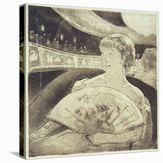 In the Opera (Aquatint Etching)-Mary Cassatt-Premier Image Canvas