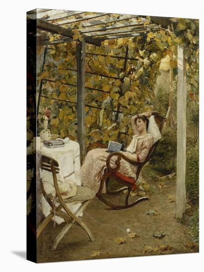 In the Pergola, 1894-Oscar Bluhm-Premier Image Canvas