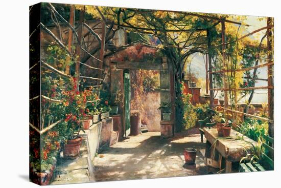 In the Pergola-Peder Monsted-Stretched Canvas