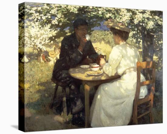 In the Spring-Harold Knight-Stretched Canvas