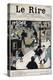 In the street - Cover of the newspaper Le Rire, of January 6, 1898 drawing by Felix Vallotton-Felix Edouard Vallotton-Premier Image Canvas