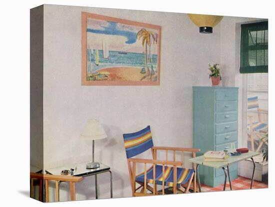 'In this small London flat use has been made of inexpensive furniture', 1940-Unknown-Premier Image Canvas