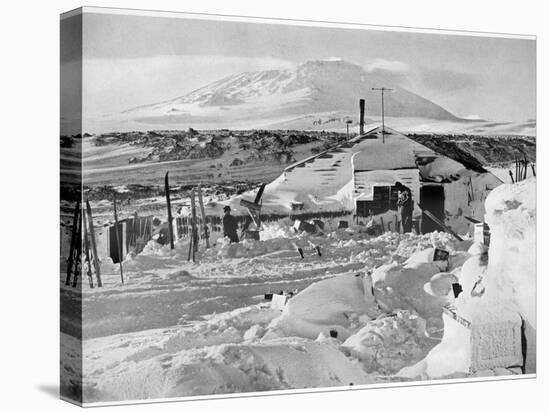 'In Winter Quarters Working on Maps and Records', Antarctica, 1911-1912-Herbert Ponting-Premier Image Canvas