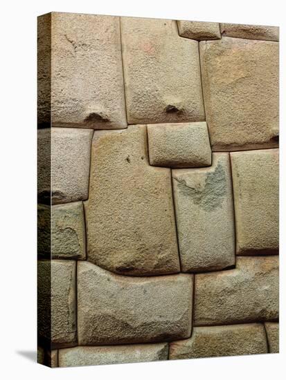 Inca stonework, Hatunrumiyoc Street, UNESCO World Heritage Site, Cusco, Peru, South America-Karol Kozlowski-Premier Image Canvas