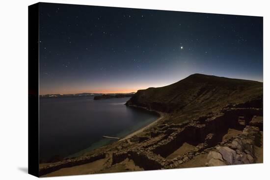 Inca Temple Ruins of La Chincana on Isla Del Sol in Lake Titicaca-Alex Saberi-Premier Image Canvas