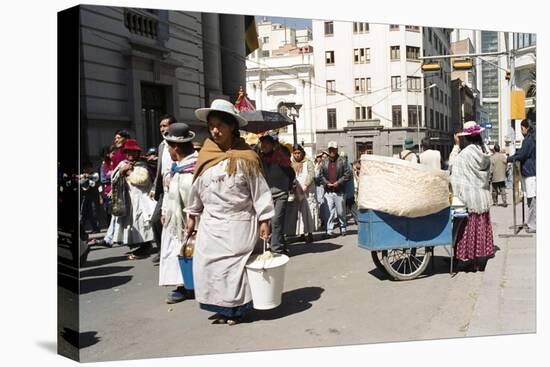 Independence Day Parade, La Paz, Bolivia, South America-Mark Chivers-Premier Image Canvas