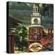 "Independence Hall, Philadelphia, Pa.," June 2, 1945-Allen Saalburg-Premier Image Canvas