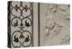 India, Agra, Taj Mahal. Detail of Marble Inlay with Carved Flowers-Cindy Miller Hopkins-Premier Image Canvas