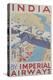 India by Imperial Airways Poster-null-Premier Image Canvas