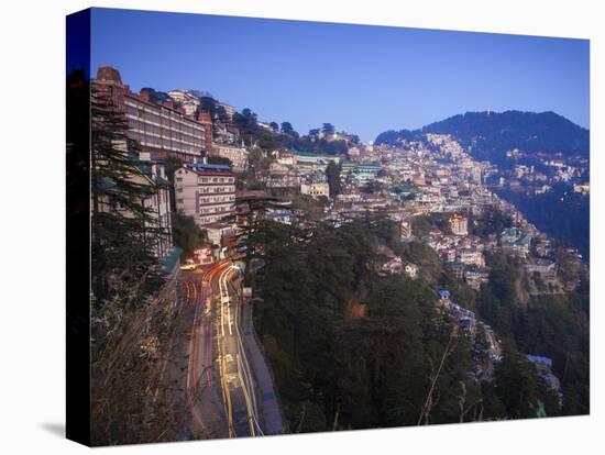 India, Himachal Pradesh, Shimla, View of Shimla City-Jane Sweeney-Premier Image Canvas