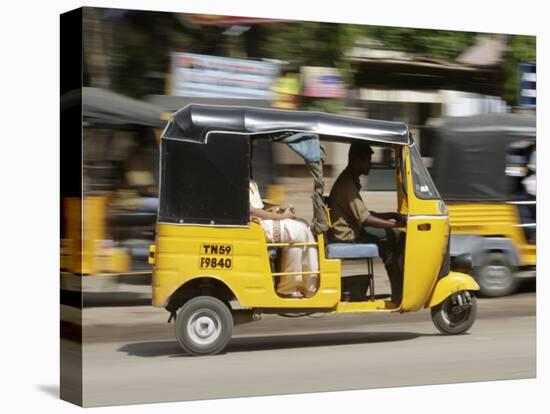 India, Tamil Nadu; Tuk-Tuk (Auto Rickshaw) in Madurai-Will Gray-Premier Image Canvas