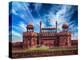 India Travel Tourism Background - \Red Fort (Lal Qila) Delhi - World Heritage Site. Delhi, India-f9photos-Premier Image Canvas