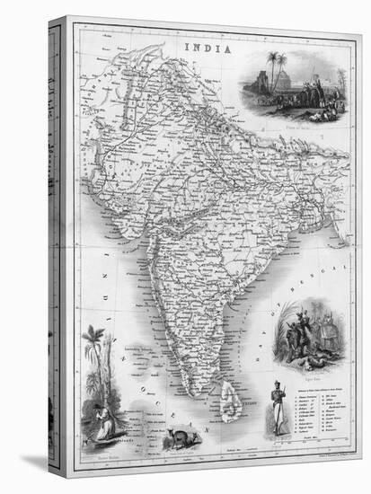 India Under British Rule About the Time of the Mutiny-W. Hughes-Premier Image Canvas