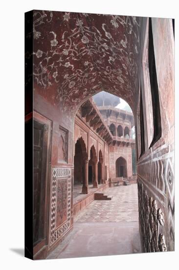 India, Uttar Pradesh, Agra. the Mosque's Arches-Emily Wilson-Premier Image Canvas