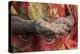 India, Uttar Pradesh, Mirzapur Woman Holding Grain-Ellen Clark-Premier Image Canvas