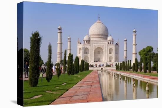 India, Uttar Pradesh, the Taj Mahal, This Mughal Mausoleum Has Become the Tourist Emblem of India-Gavin Hellier-Premier Image Canvas