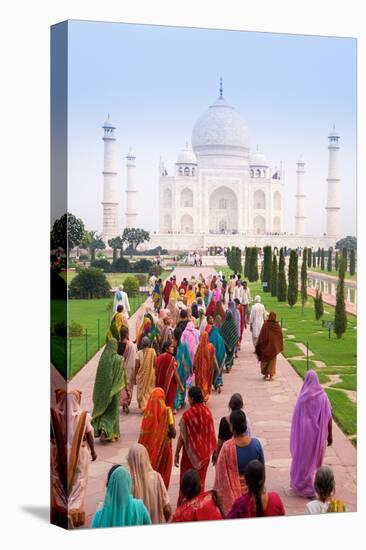 India, Uttar Pradesh, the Taj Mahal, This Mughal Mausoleum Has Become the Tourist Emblem of India-Gavin Hellier-Premier Image Canvas