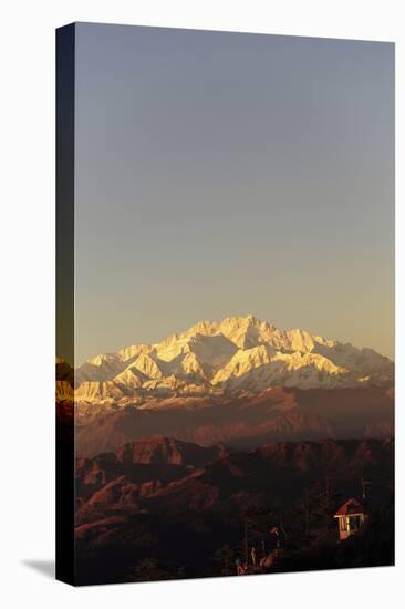 India, West Bengal, Singalila National Park, Sandakfu, Snowcapped Kangchenjunga-Anthony Asael-Premier Image Canvas