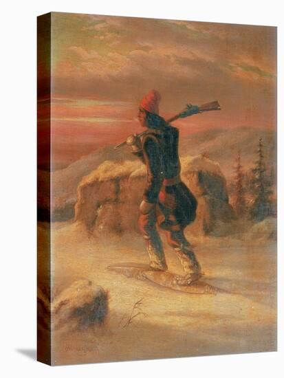 Indian Hunter in the Snow-Cornelius Krieghoff-Premier Image Canvas
