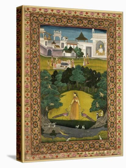 Indian Miniature of the Malawa School, c.1680, India-null-Premier Image Canvas