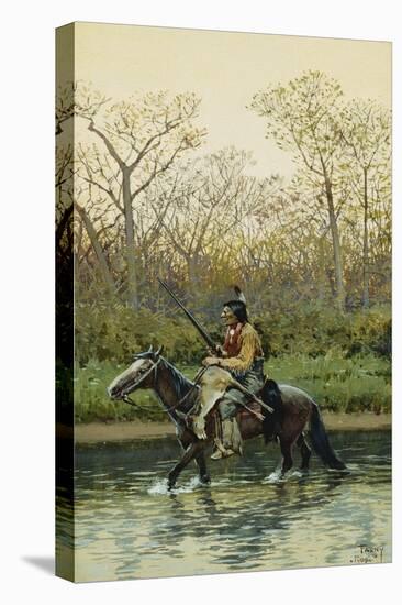 Indian on Horseback, 1905-Henry F. Farny-Premier Image Canvas