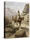 Indian on Horseback-Heinrich Hansen-Premier Image Canvas