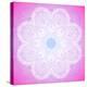 Indian Ornament, Mandala in Pink-art_of_sun-Stretched Canvas