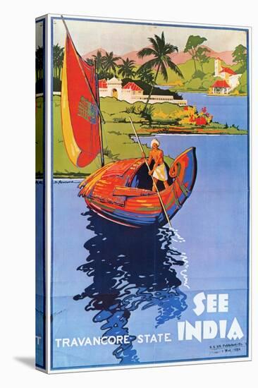 Indian Travel Poster, 1938-null-Premier Image Canvas