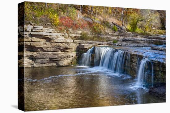 Indiana, Cataract Falls Recreation Area, Upper Cataract Waterfalls-Rona Schwarz-Premier Image Canvas