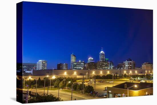 Indianapolis Downtown, Indiana, Usa-Sopotniccy-Premier Image Canvas