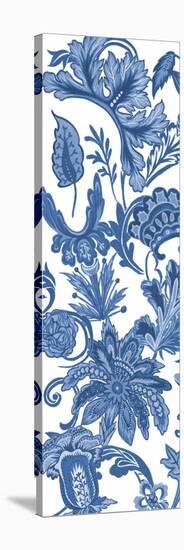 Indigo Chintz V-Melissa Wang-Stretched Canvas