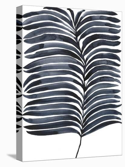 Indigo Fronds I-Regina Moore-Stretched Canvas