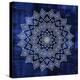 Indigo Mandala 2-Kimberly Allen-Stretched Canvas