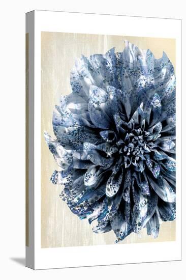 Indigo Marble Bloom 2-Kimberly Allen-Stretched Canvas